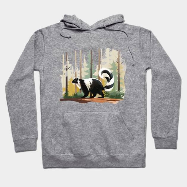 Skunk Hoodie by zooleisurelife